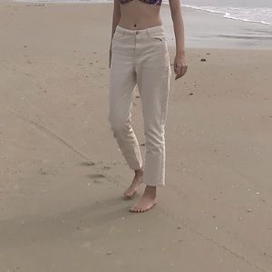 Organic cotton mid rise, the row inspired